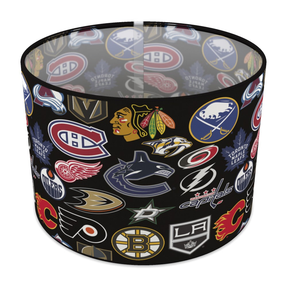 NHL Teams Logo Pattern lampshade - 30cm Table