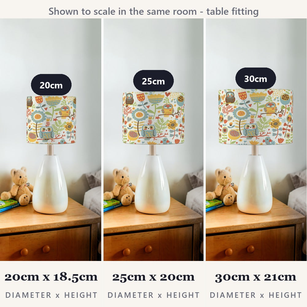 Owl lampshade