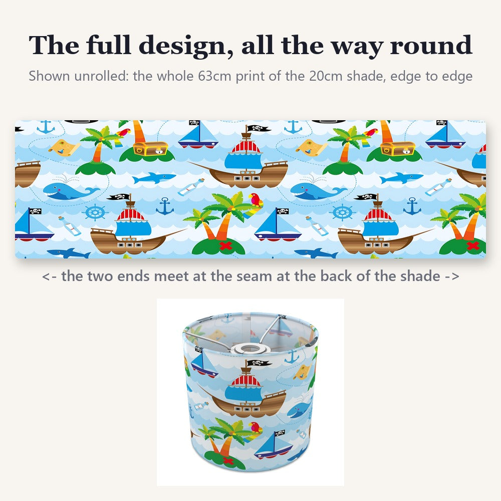 Pirate Adventure lampshade