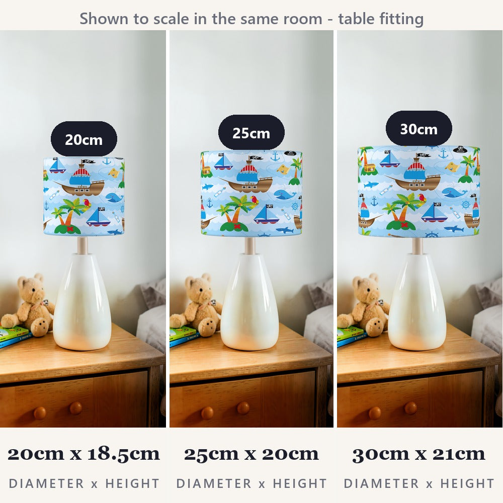 Pirate Adventure lampshade