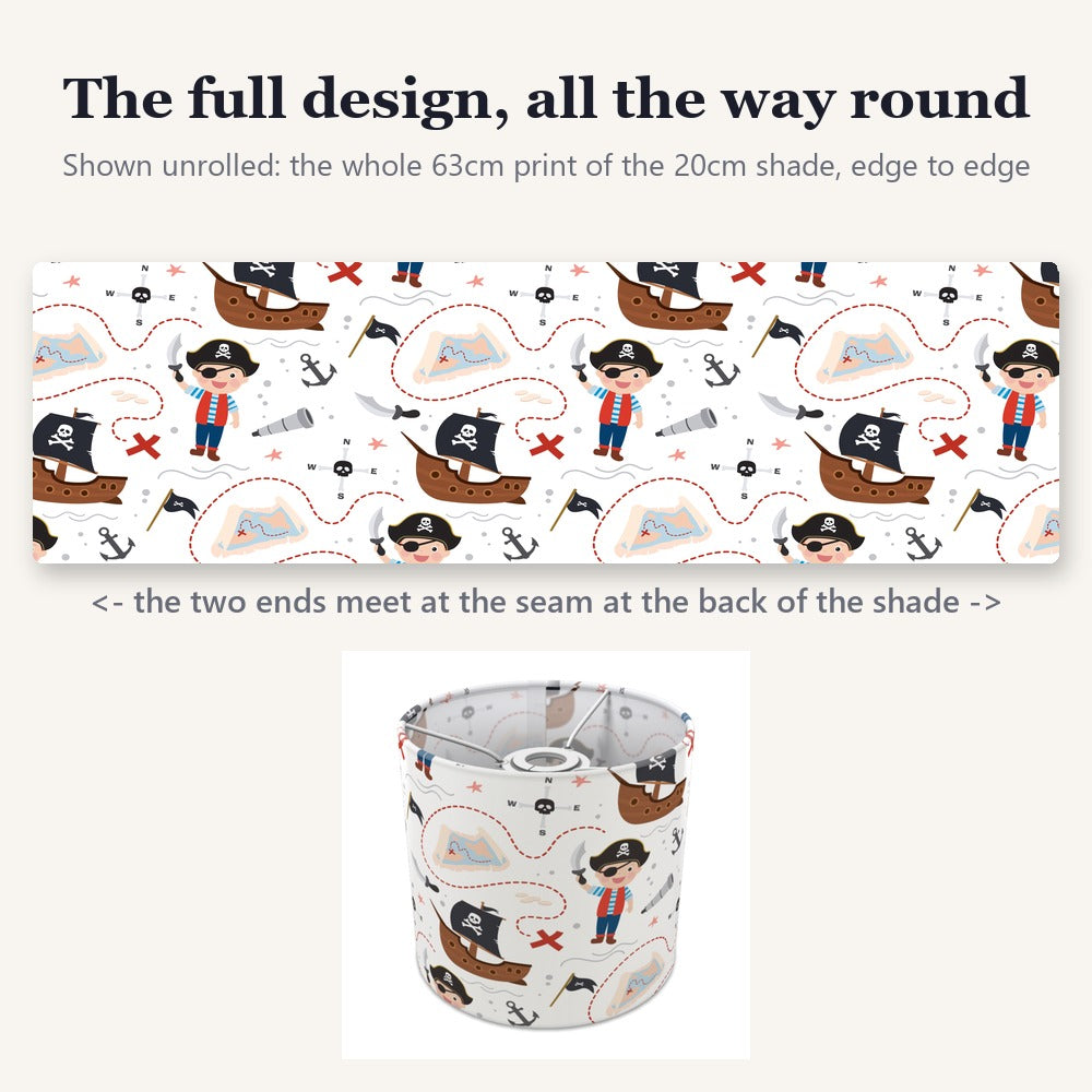 Pirate Adventure lampshade
