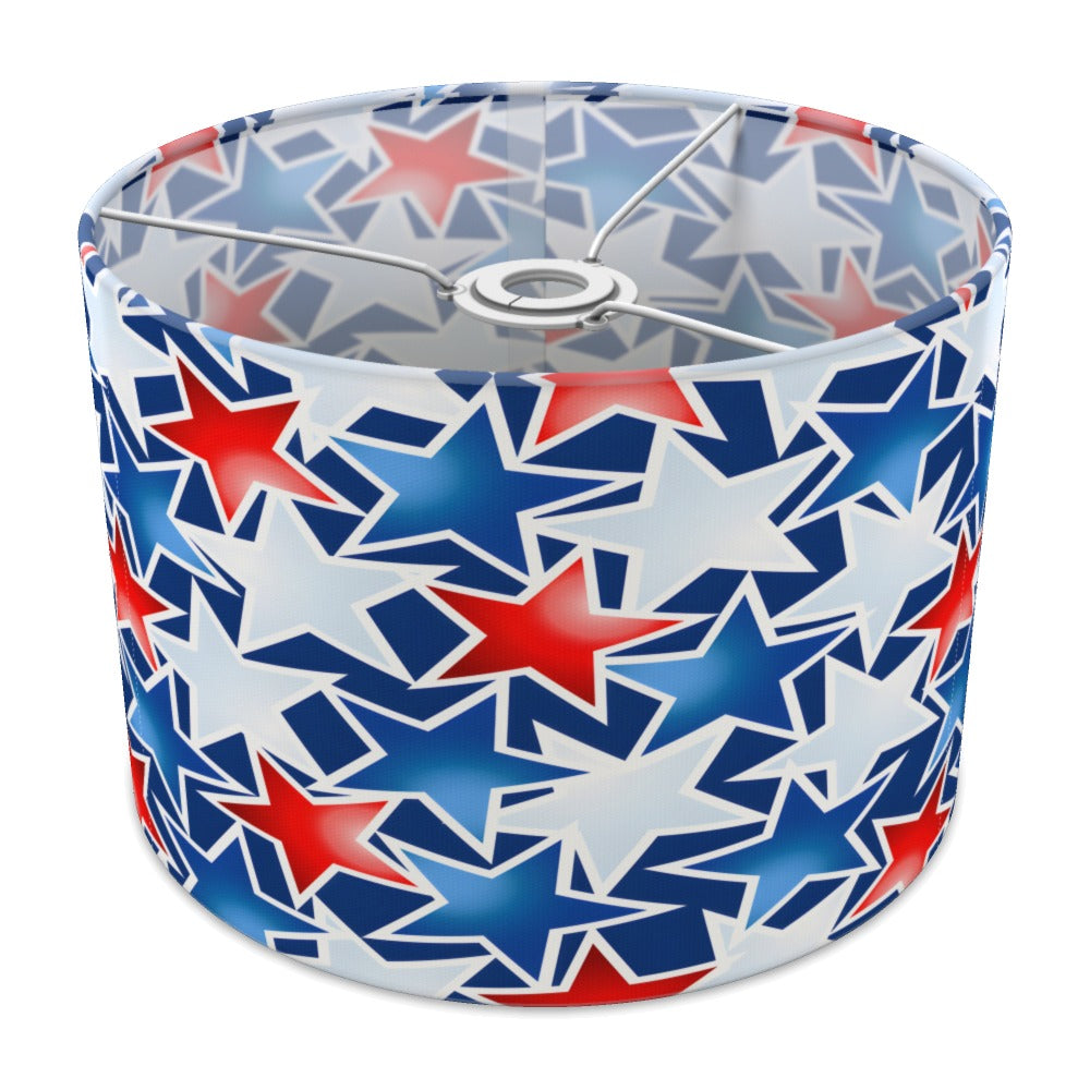Red White And Blue Stars lampshade - 30cm Ceiling