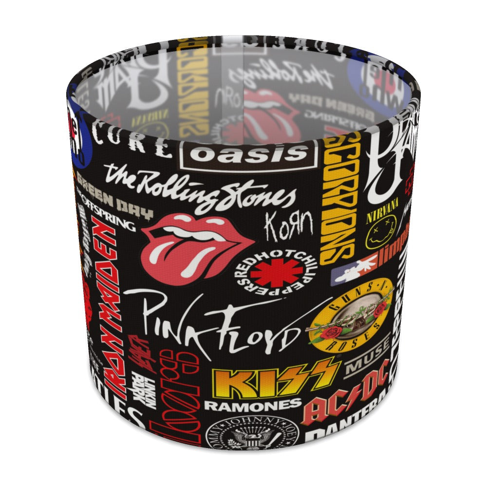 Retro Rock Band Theme lampshade - 20cm Table