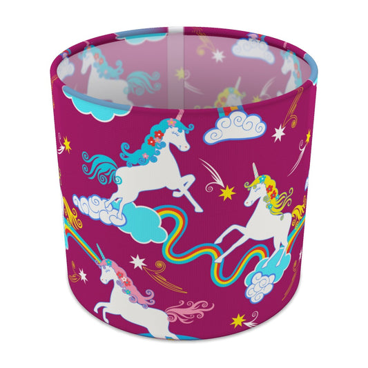 Enchanting Blue Unicorn lampshade - 20cm Table