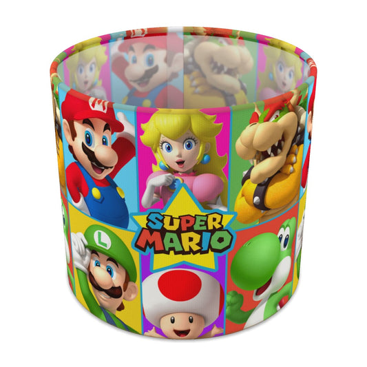 Colorful Italian Plumber Character lampshade - 20cm Table