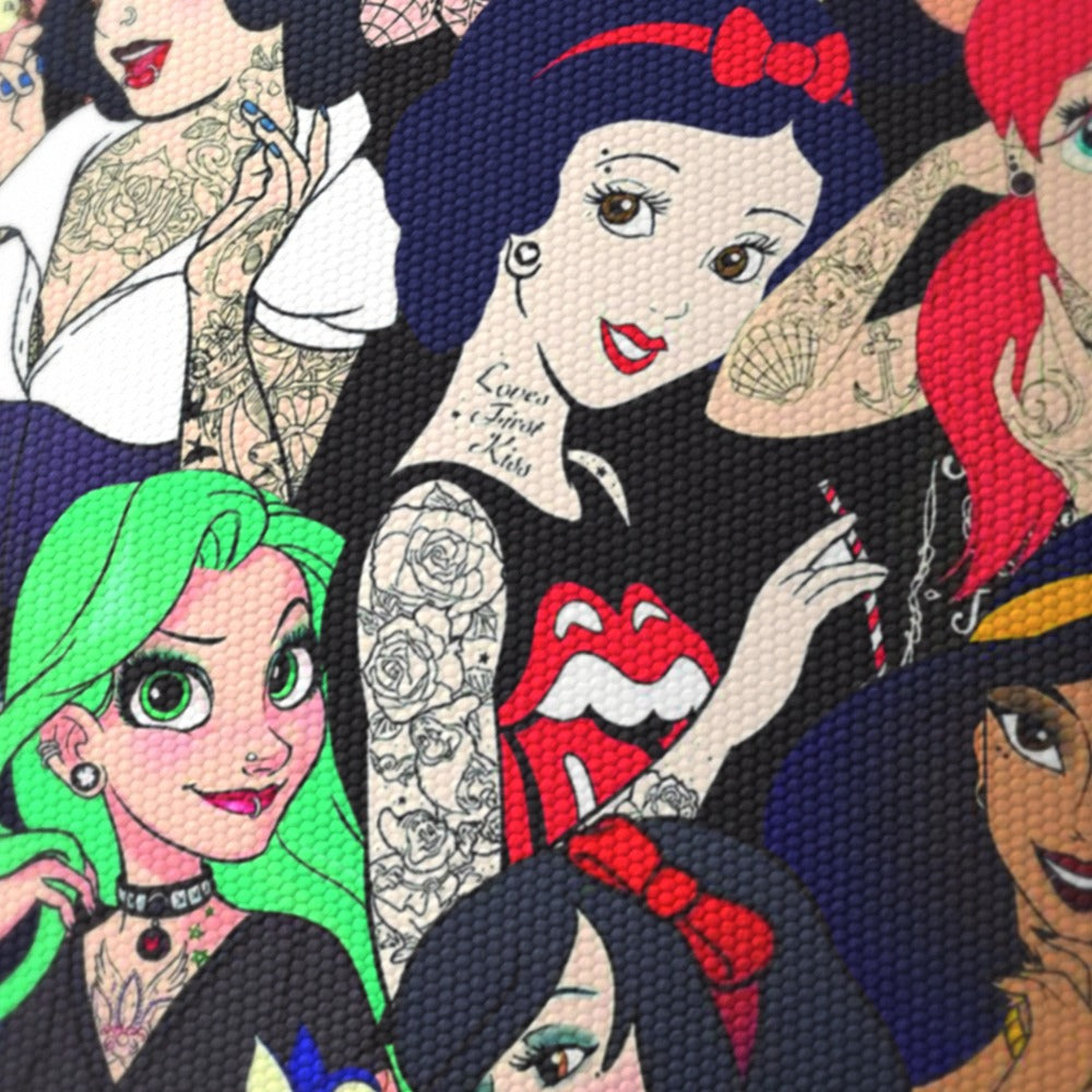 Tattooed Princess Pattern lampshade