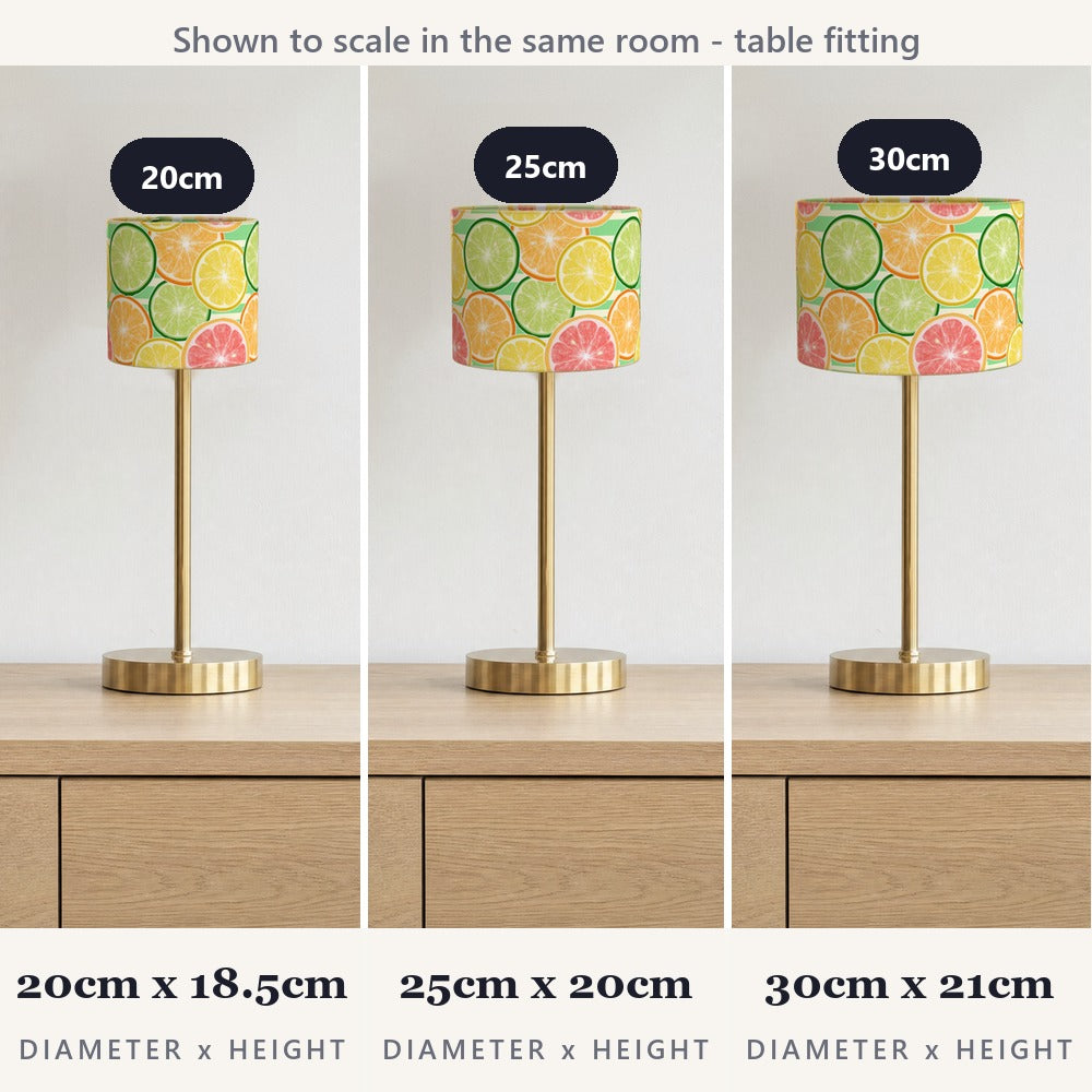 Citrus Fruit Pattern lampshade