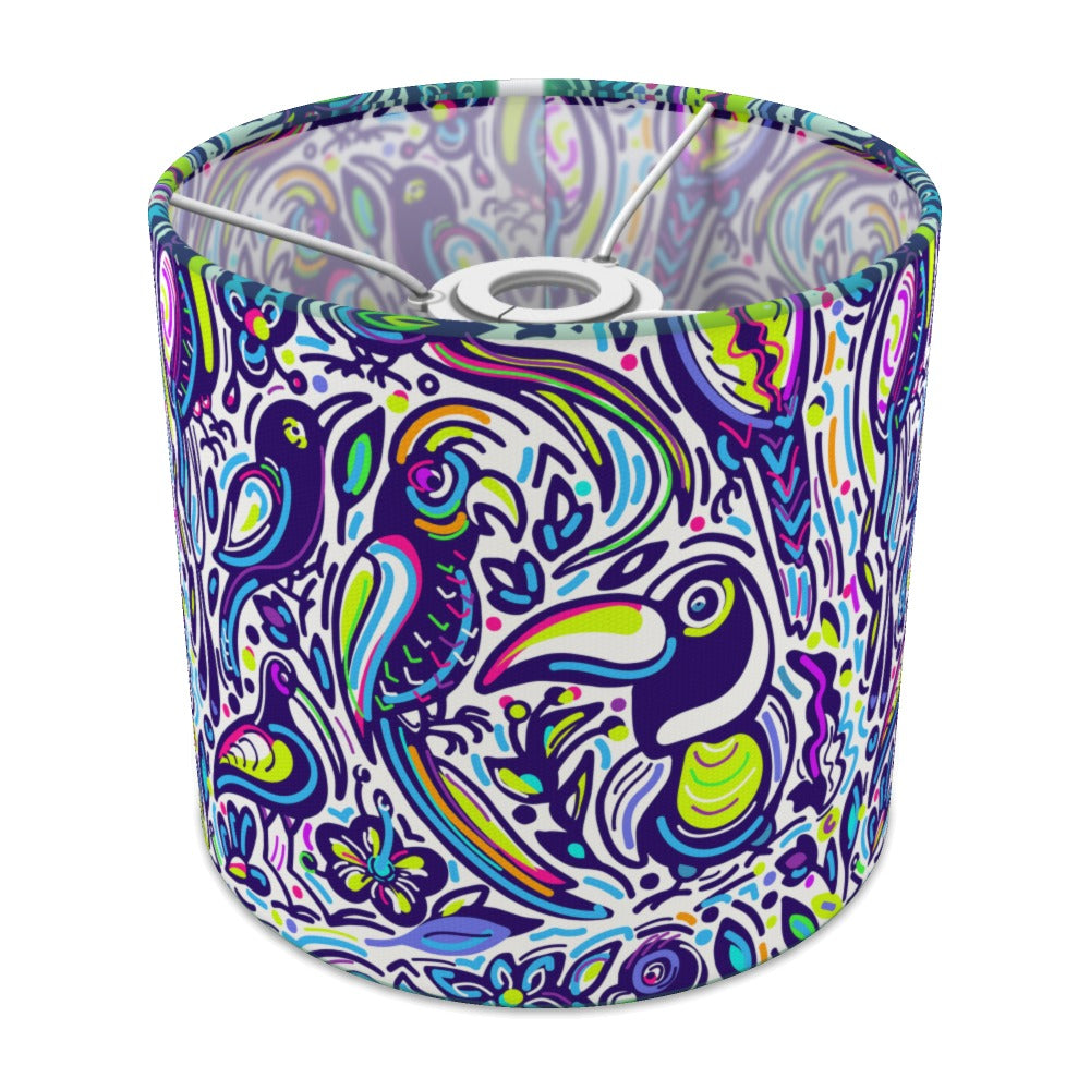 Psychedelic Toucan Pattern lampshade - 20cm Ceiling