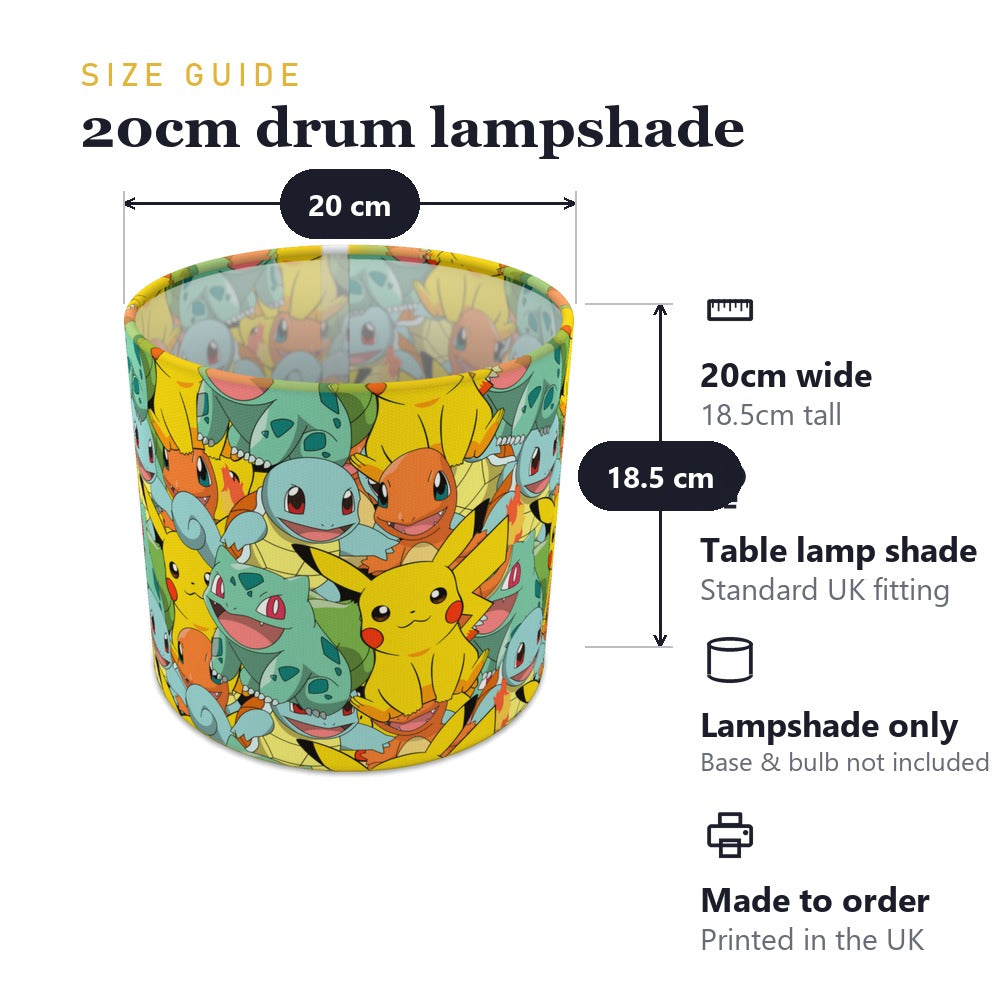 Colorful Animated Figure lampshade
