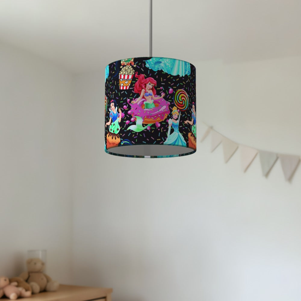 Colorful Princess and Candy Theme lampshade