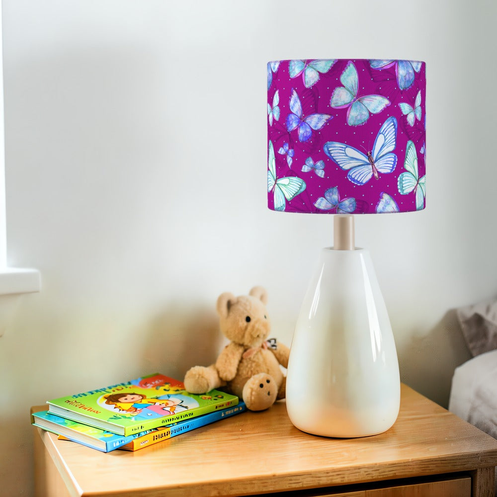 Purple Butterfly Pattern lampshade