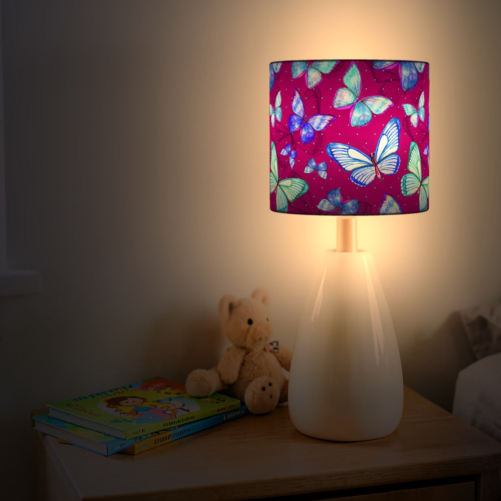 Purple Butterfly Pattern lampshade