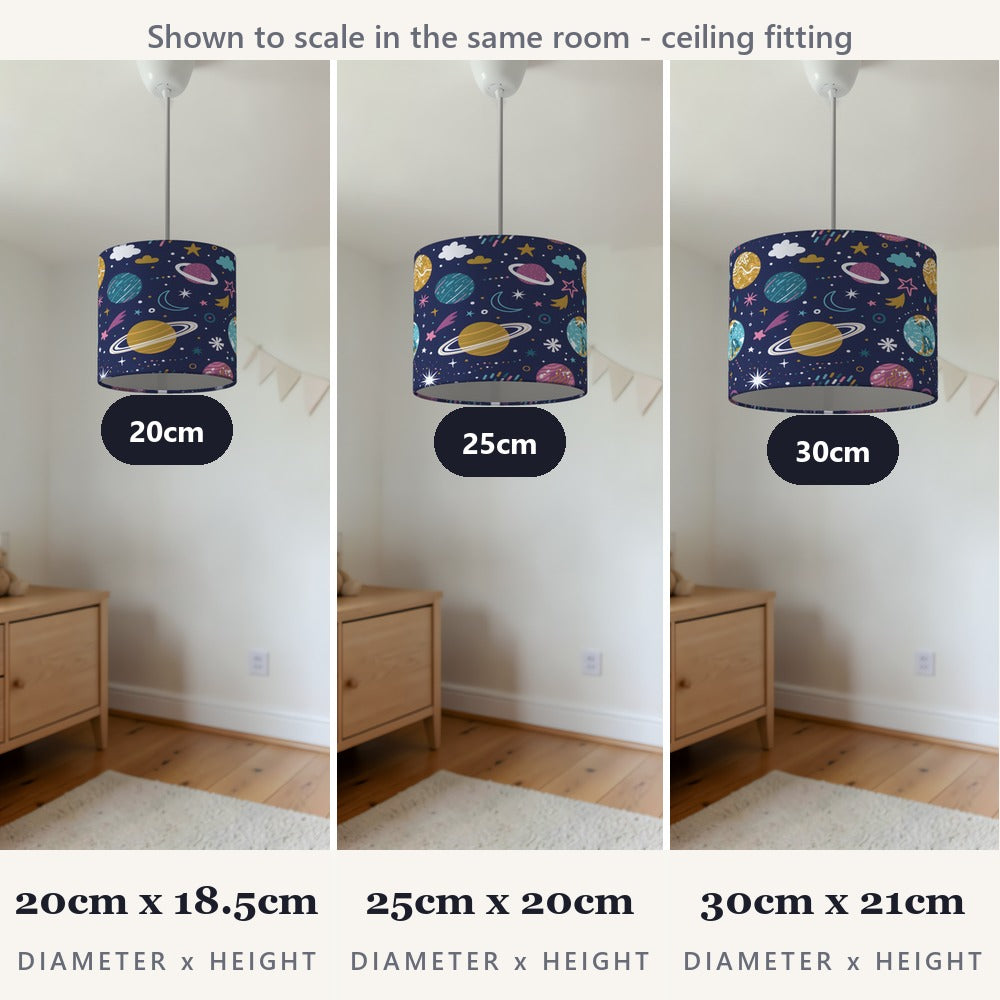 Cosmic Space Adventure lampshade