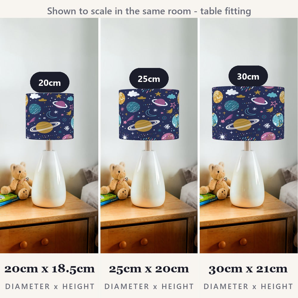 Cosmic Space Adventure lampshade