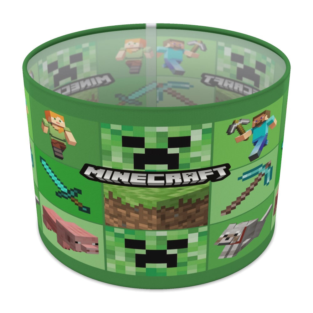 Pixels Mining Game Character Collage lampshade - 30cm Table