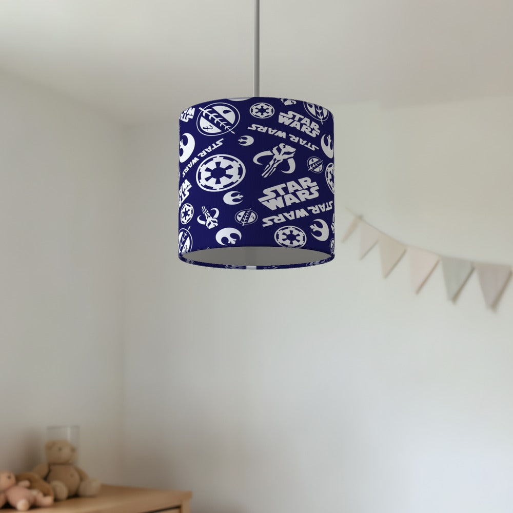 Navy Space Movie Themed lampshade