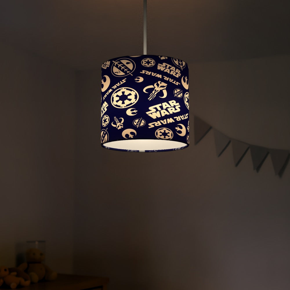 Navy Space Movie Themed lampshade