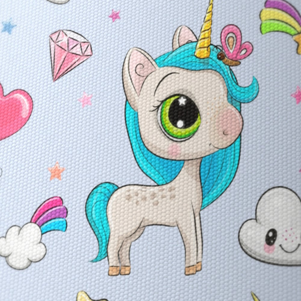 Adorable Unicorn and Rainbow lampshade