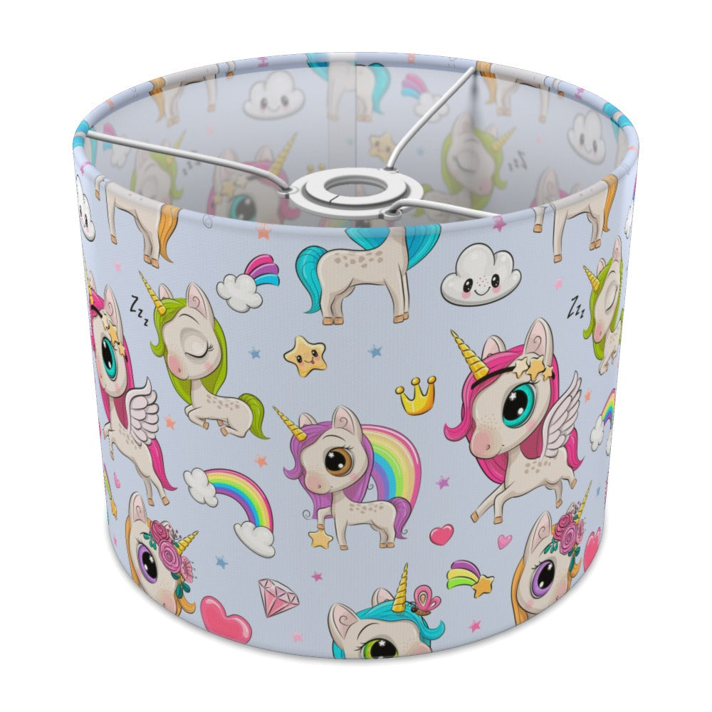 Adorable Unicorn and Rainbow lampshade - 25cm Ceiling