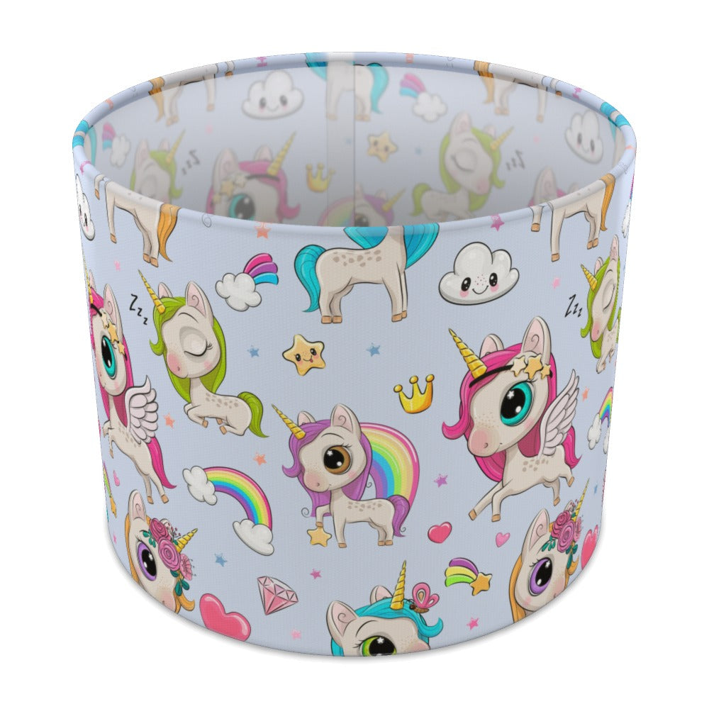 Adorable Unicorn and Rainbow lampshade - 25cm Table
