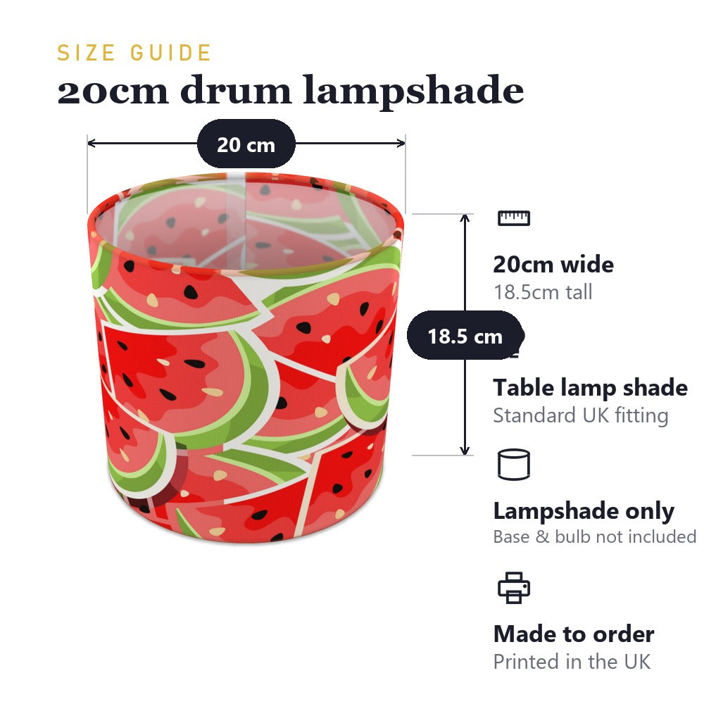 Vibrant Watermelon lampshade