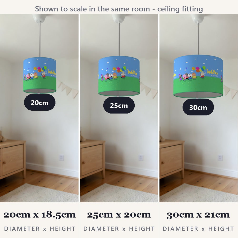 Cartoon Animal Friends lampshade