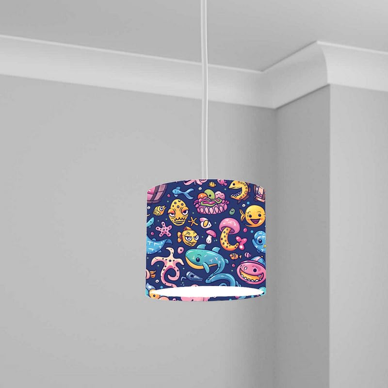 Aquatic Lampshade Kids Bedroom LightShade ver70 20CM X 18.5CM