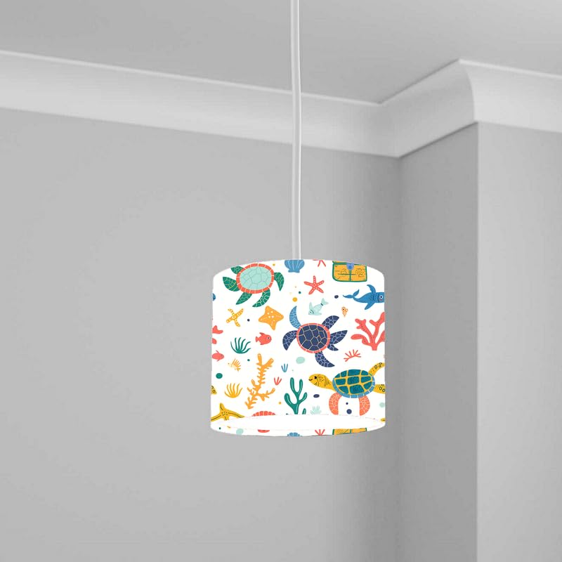 Aquatic Lampshade Kids Bedroom LightShade ver331 20CM X 18.5CM