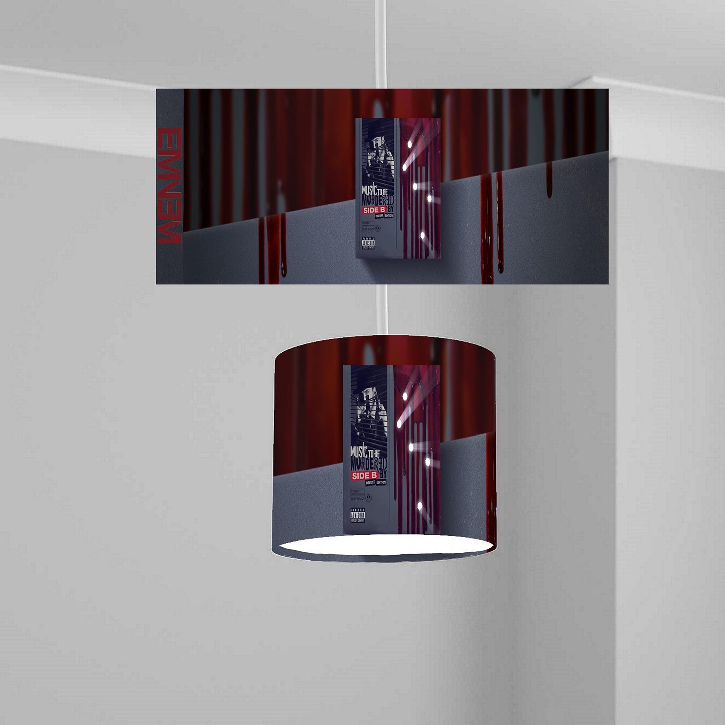 Bold Hip Hop Music Album Cover Ceiling Lampshade Lightshade for Room - 20cm x 18.5cm