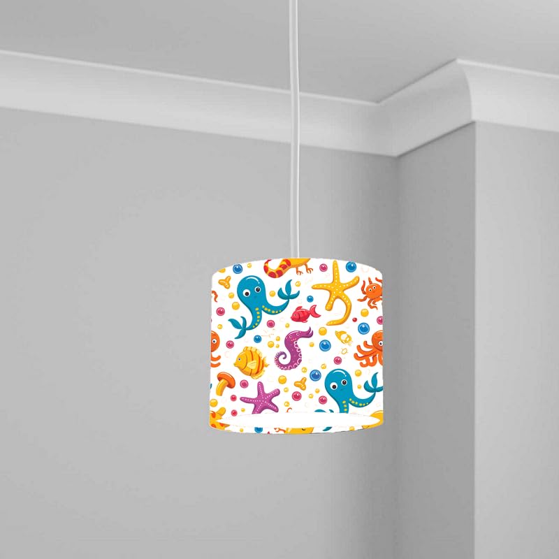 Aquatic Lampshade Kids Bedroom LightShade ver303 20CM X 18.5CM