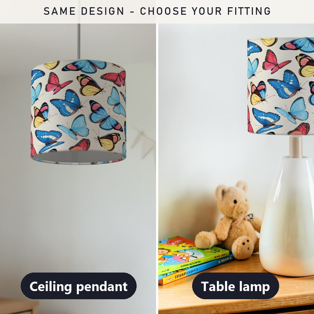 Colorful Butterfly lampshade