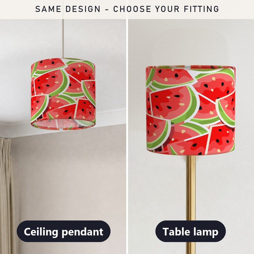Vibrant Watermelon lampshade