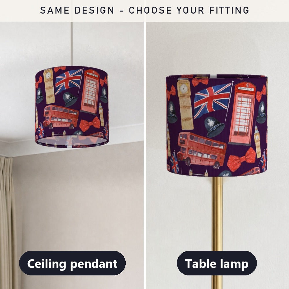London Landmark Theme lampshade