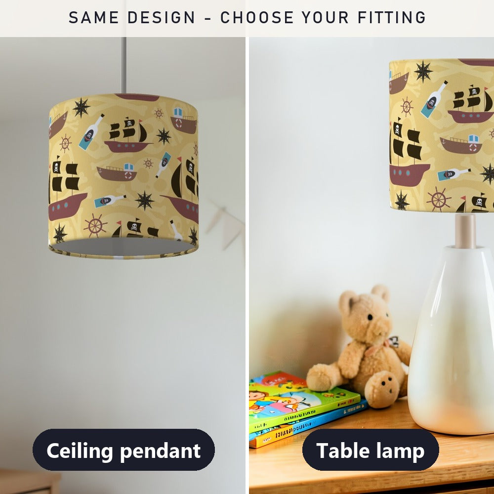 Pirate Ship Adventure lampshade