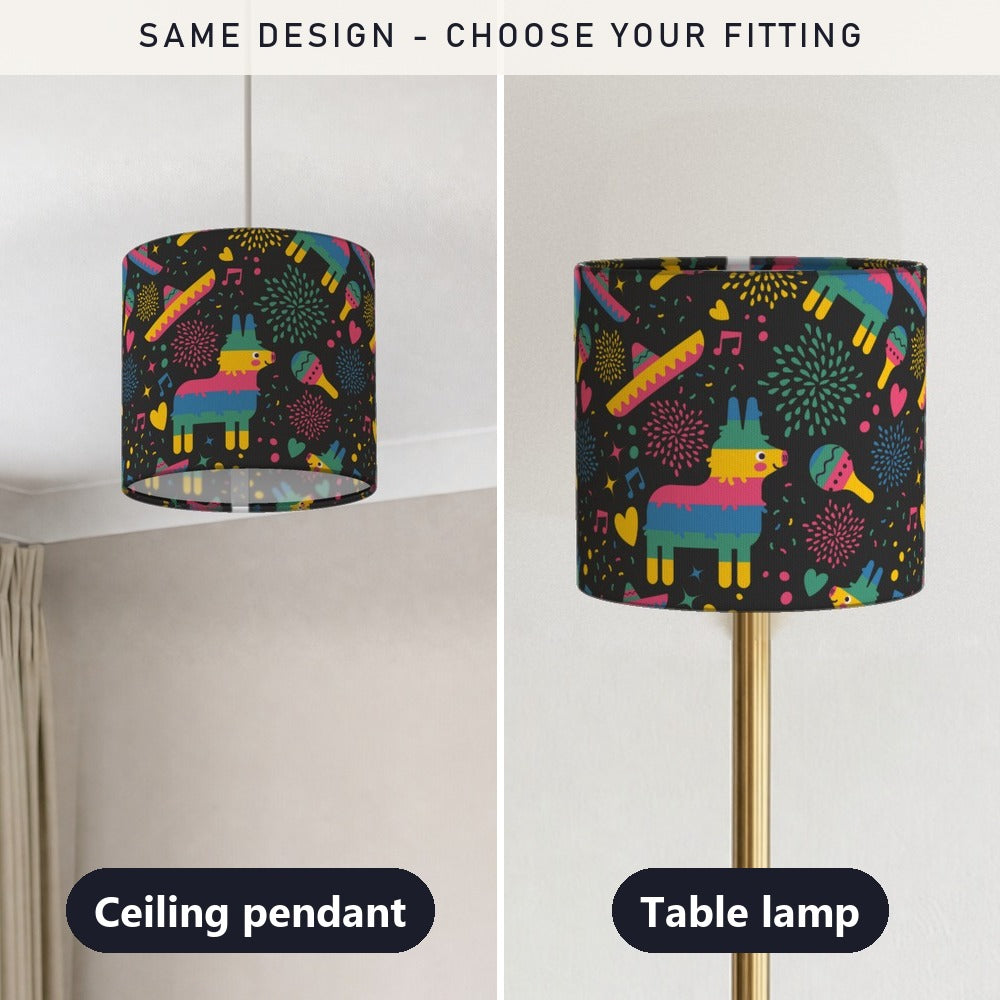 Colorful Fiesta Pinata Pattern lampshade