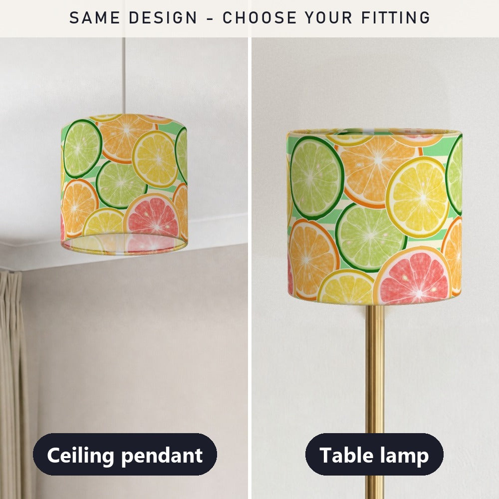 Citrus Fruit Pattern lampshade
