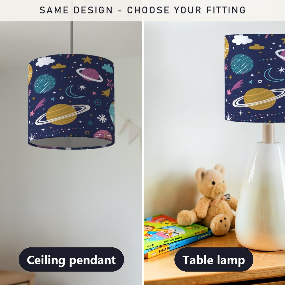 Cosmic Space Adventure lampshade