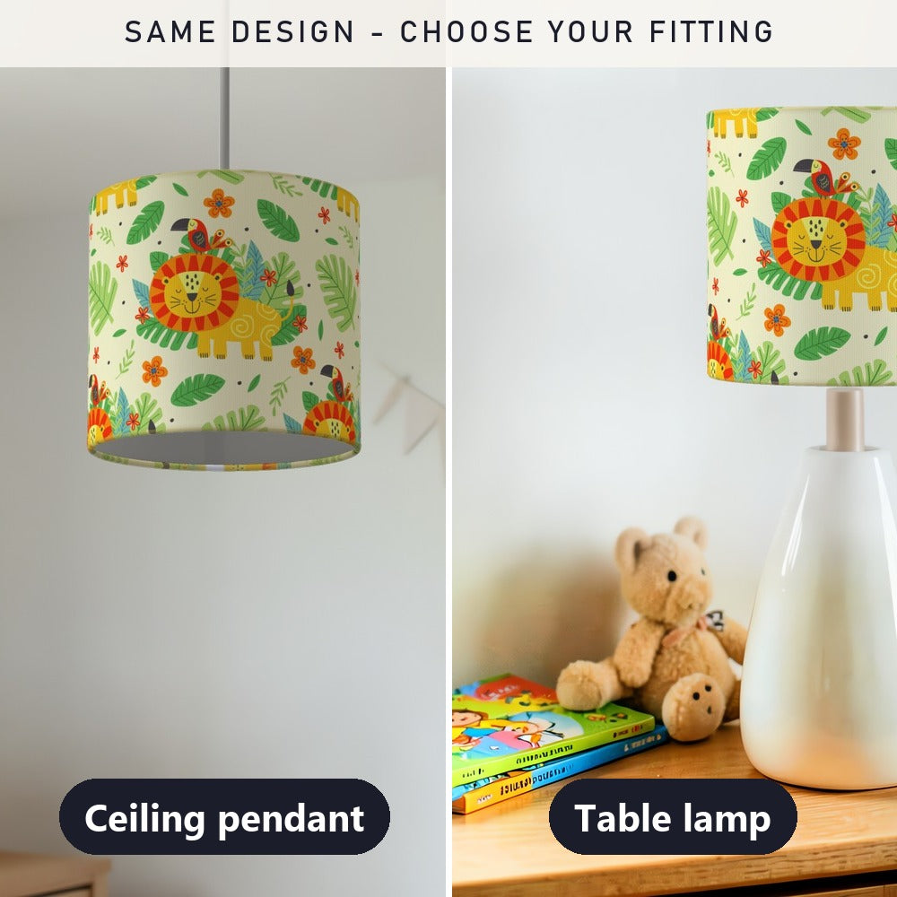 Jungle Safari Animal lampshade