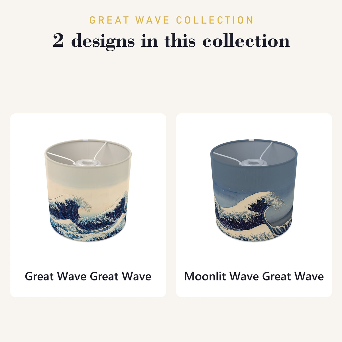 Great Wave wraparound lampshade - Great Wave - photo 9