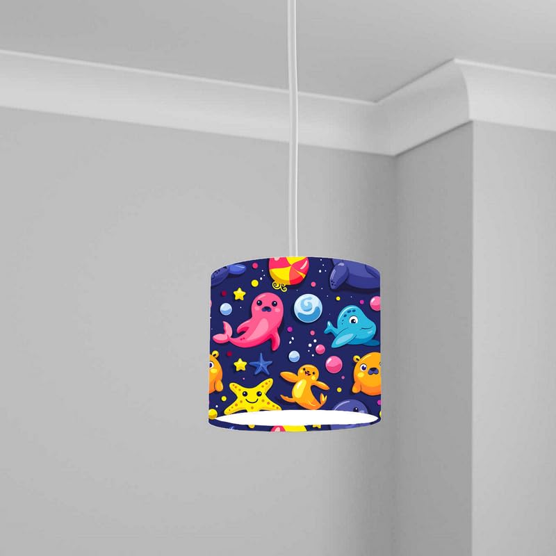 Aquatic Lampshade Kids Bedroom LightShade ver207 20CM X 18.5CM