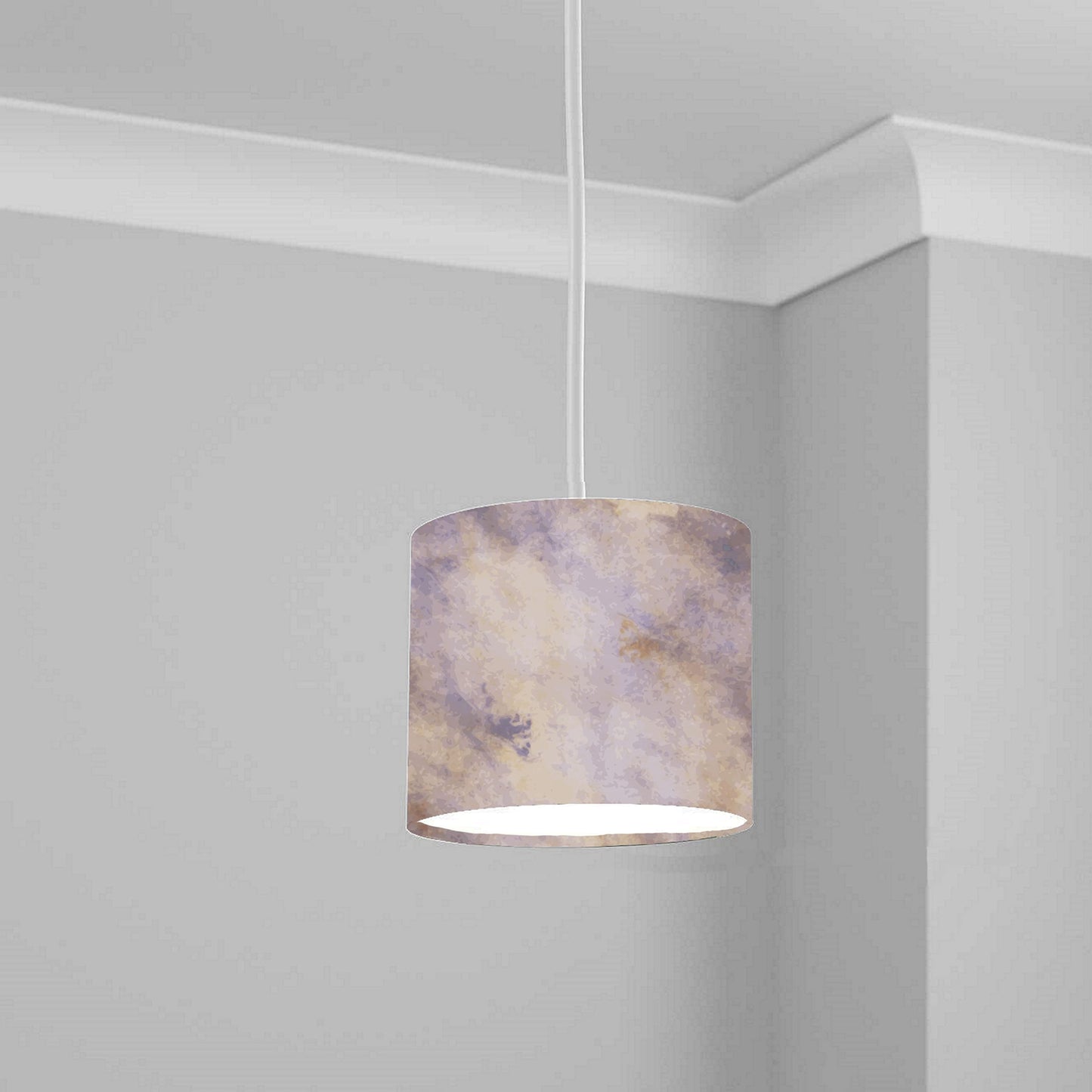Purple Cloud Pattern Ceiling Lampshade Lightshade for Room - 20cm x 18.5cm