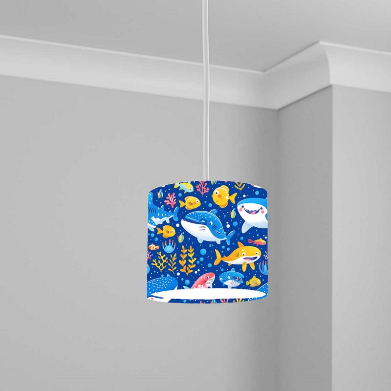 Aquatic Lampshade Kids Bedroom LightShade ver350 20CM X 18.5CM