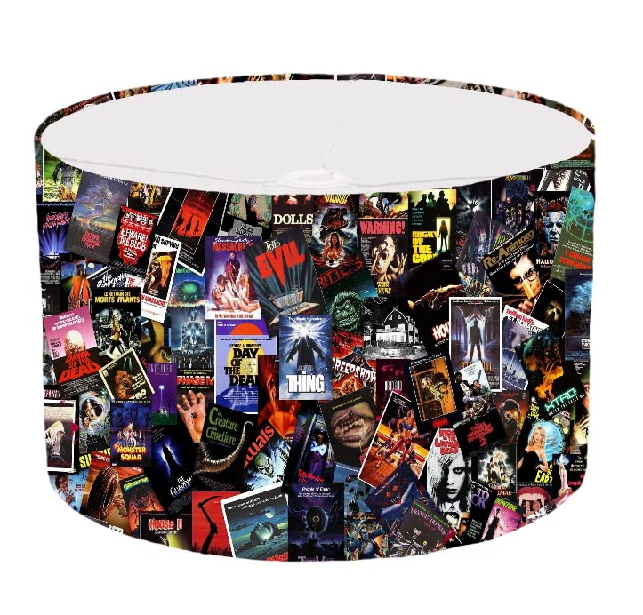 Horror Movie Collage Ceiling Lampshade Lightshade for Room - 20cm x 18.5cm