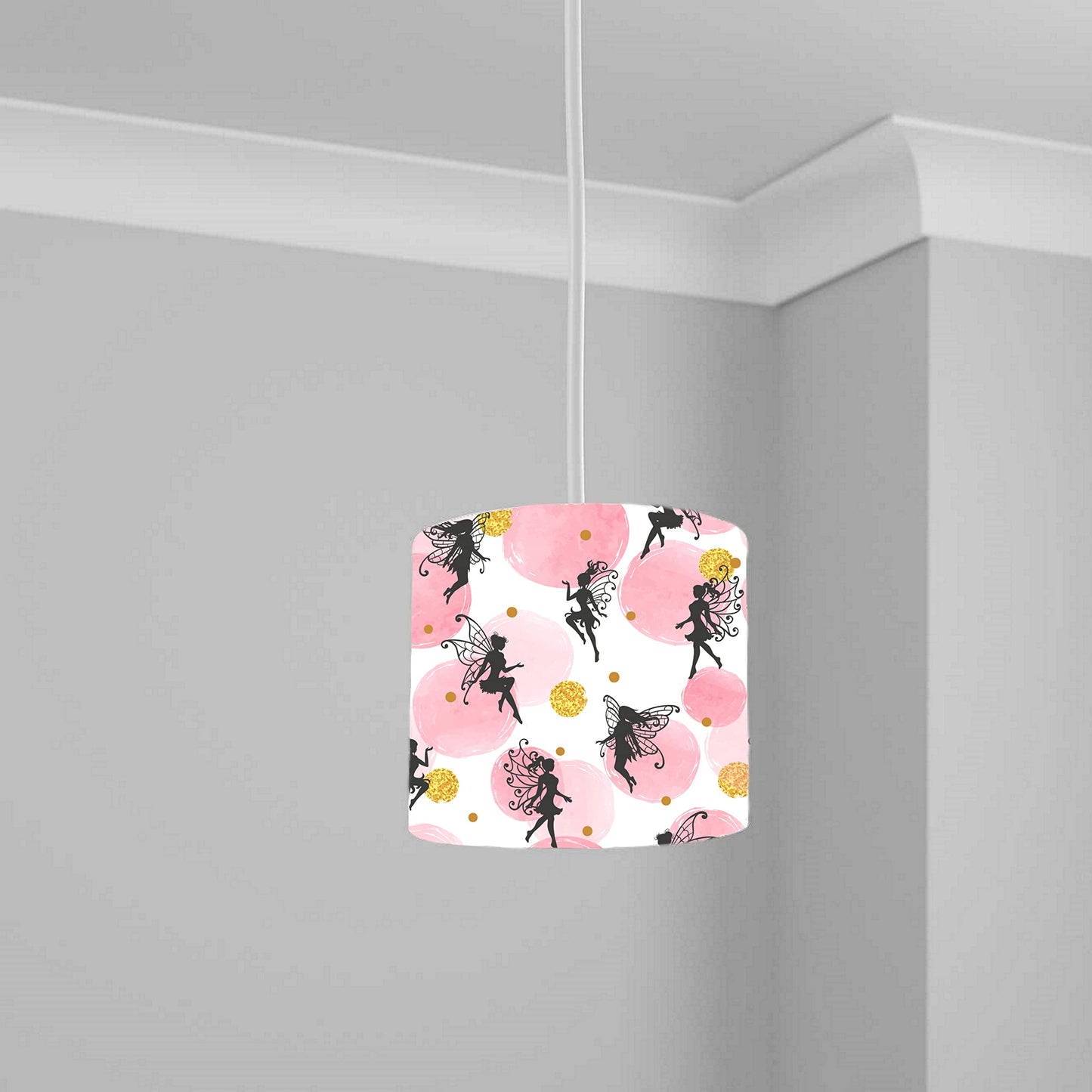 Silhouette Fairys Kids Bedroom lampshade Light Shade 20CM X 18.5CM