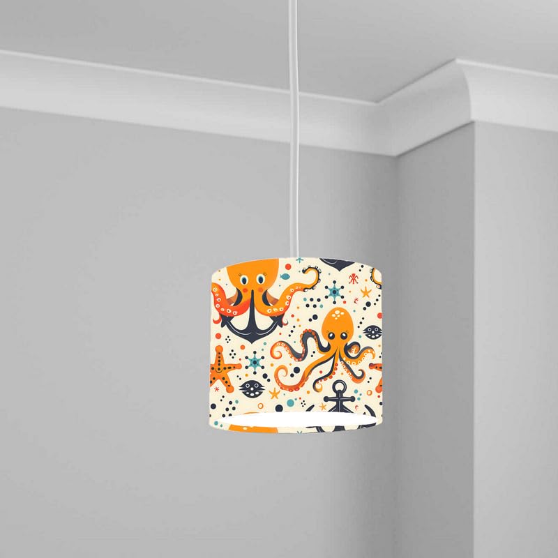 Aquatic Lampshade Kids Bedroom LightShade ver93 20CM X 18.5CM