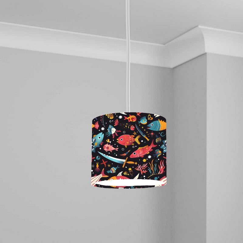 Aquatic Lampshade Kids Bedroom LightShade ver296 20CM X 18.5CM