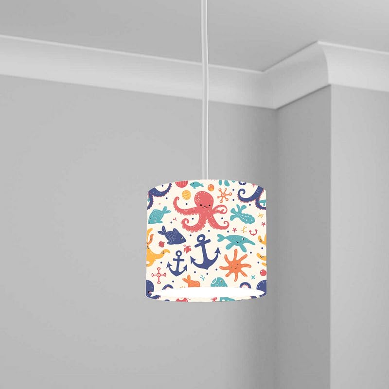 Aquatic Lampshade Kids Bedroom LightShade ver91 20CM X 18.5CM