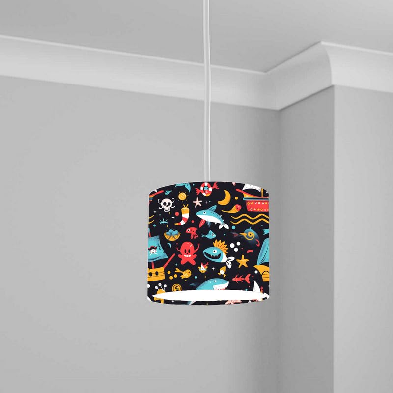 Aquatic Lampshade Kids Bedroom LightShade ver292 20CM X 18.5CM