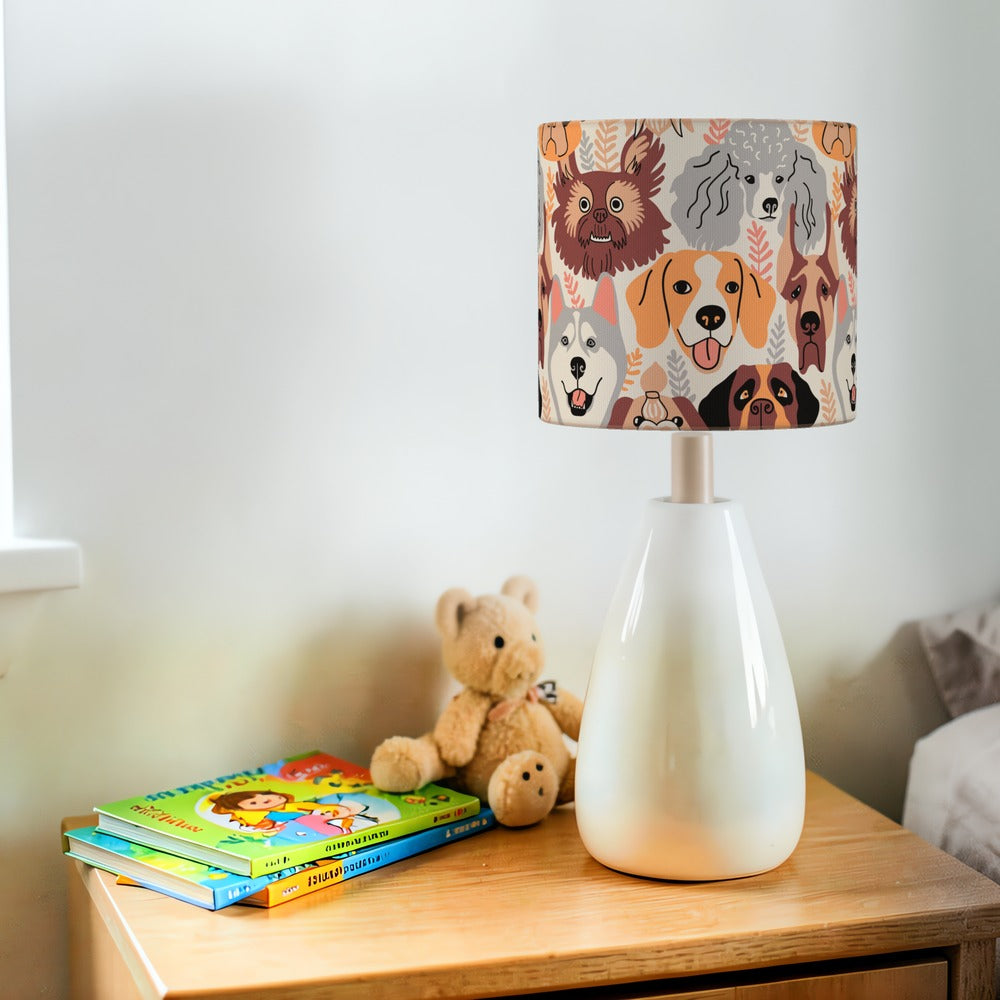 Adorable Puppy Dog Pattern lampshade