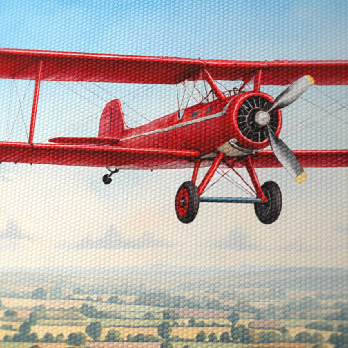 Sky Planes wraparound lampshade - Vintage Flight - photo 8